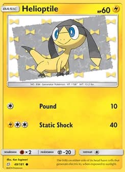Helioptile — Team Up — Common