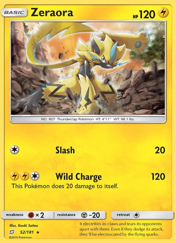 Zeraora — Team Up, Rare