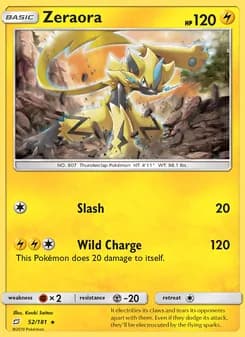 Zeraora — Team Up — Rare