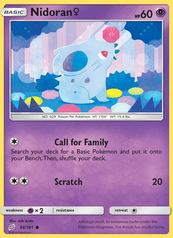 Nidoran♀ — Team Up, Common