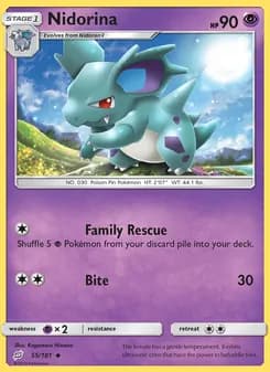 Nidorina — Team Up — Uncommon