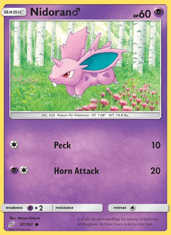 Nidoran♂ — Team Up, Common