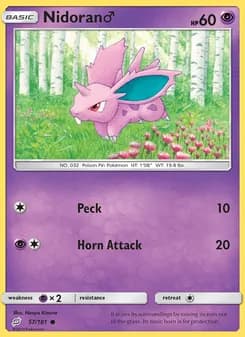 Nidoran♂ — Team Up — Common