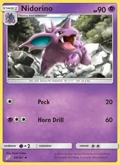 Nidorino — Team Up — Uncommon