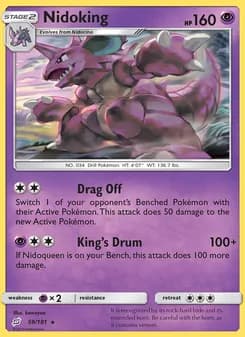 Nidoking — Team Up — Rare