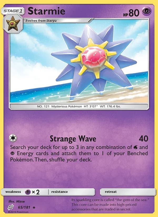 Starmie — Team Up, Rare