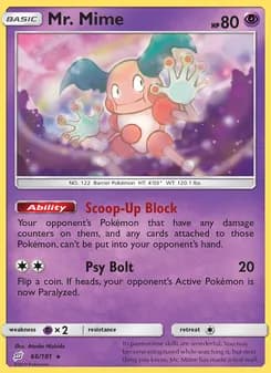 Mr. Mime — Team Up — Rare