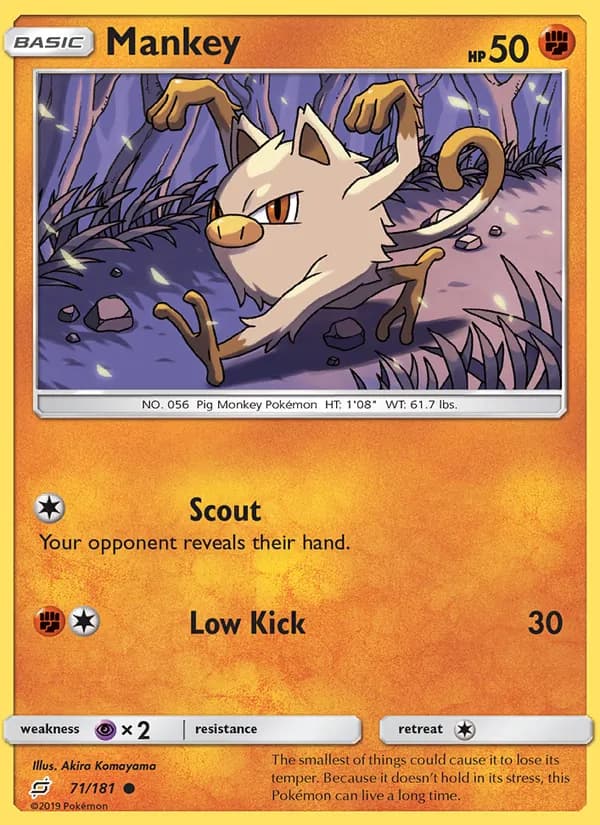 Mankey — Team Up, Common