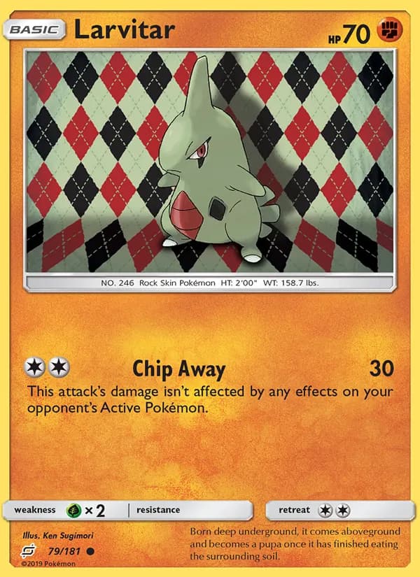 Larvitar — Team Up, Common
