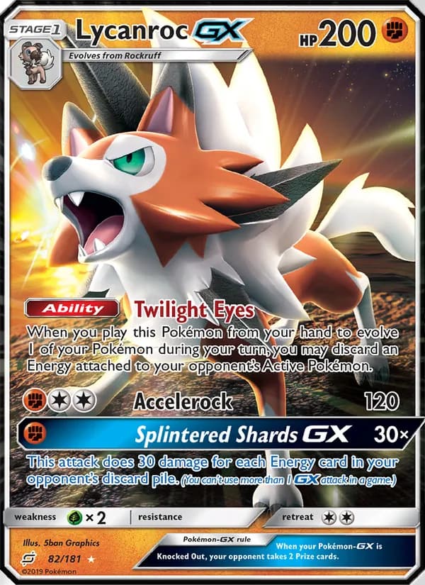 Lycanroc GX — Team Up, Ultra Rare