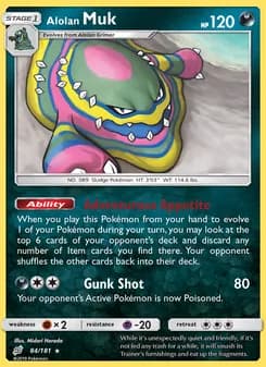 Alolan Muk — Team Up — Rare