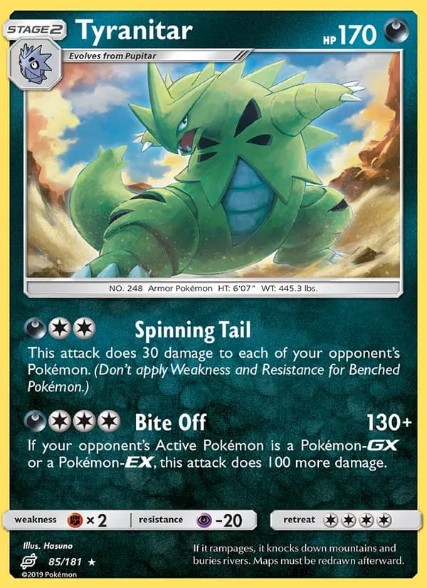 Tyranitar — Team Up, Rare