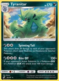 Tyranitar — Team Up — Rare