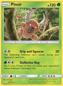 Pinsir — Team Up — Rare