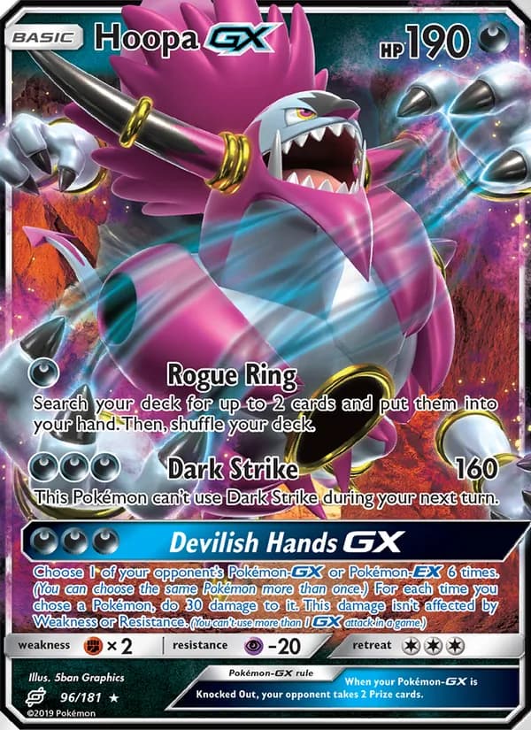 Hoopa GX — Team Up, Ultra Rare