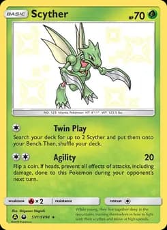Scyther — Hidden Fates Shiny Vault — Shiny rare