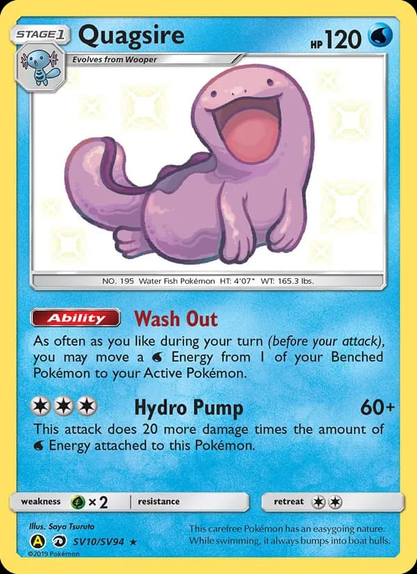 Quagsire — Hidden Fates Shiny Vault, Shiny rare