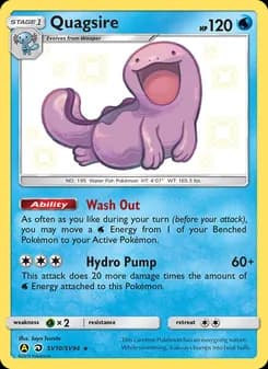 Quagsire — Hidden Fates Shiny Vault — Shiny rare