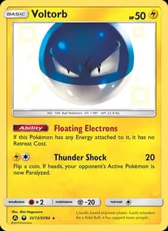 Voltorb — Hidden Fates Shiny Vault — Shiny rare