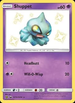 Shuppet — Hidden Fates Shiny Vault — Shiny rare