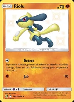Riolu — Hidden Fates Shiny Vault — Shiny rare
