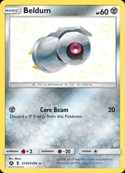 Beldum — Hidden Fates Shiny Vault — Shiny rare