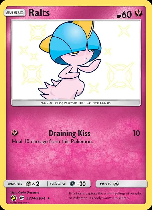 Ralts — Hidden Fates Shiny Vault, Shiny rare