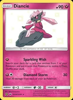 Diancie — Hidden Fates Shiny Vault — Shiny rare