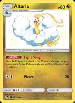 Altaria — Hidden Fates Shiny Vault — Shiny rare