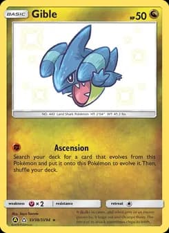 Gible — Hidden Fates Shiny Vault — Shiny rare
