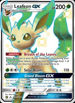 Leafeon-GX — Hidden Fates Shiny Vault — Shiny rare