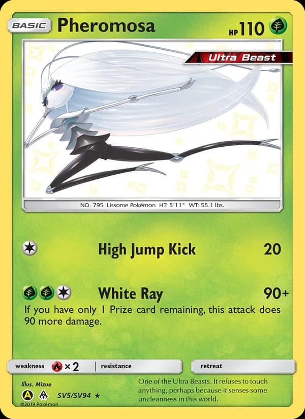 Pheromosa — Hidden Fates Shiny Vault, Shiny rare