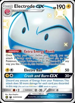 Electrode-GX — Hidden Fates Shiny Vault — Shiny rare