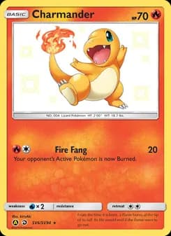 Charmander — Hidden Fates Shiny Vault — Shiny rare