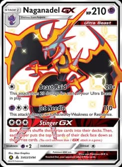 Naganadel-GX — Hidden Fates Shiny Vault — Shiny rare