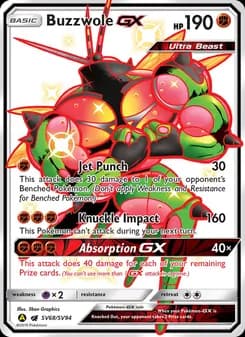 Buzzwole-GX — Hidden Fates Shiny Vault — Shiny rare