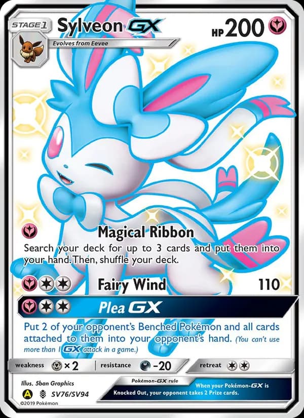 Sylveon-GX — Hidden Fates Shiny Vault, Shiny rare