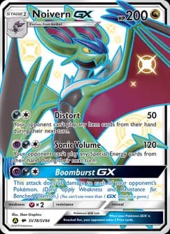 Noivern-GX — Hidden Fates Shiny Vault — Shiny rare