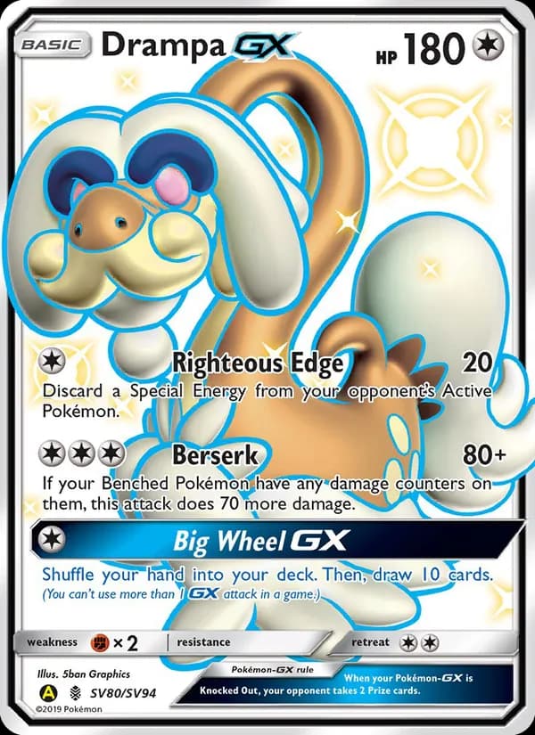 Drampa-GX — Hidden Fates Shiny Vault, Shiny rare
