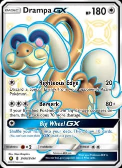 Drampa-GX — Hidden Fates Shiny Vault — Shiny rare