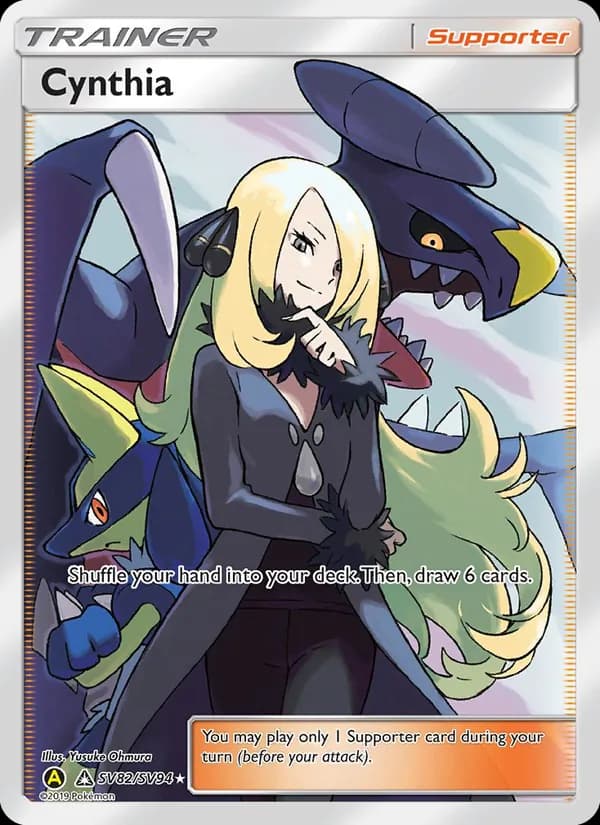 Cynthia — Hidden Fates Shiny Vault, Shiny rare