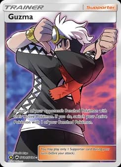 Guzma — Hidden Fates Shiny Vault — Shiny rare
