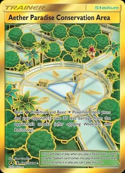 Aether Paradise Conservation Area — Hidden Fates Shiny Vault — Secret Rare