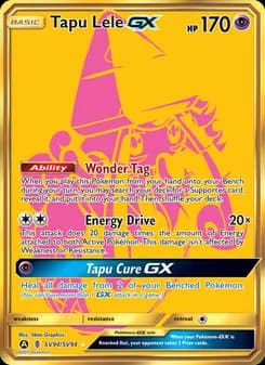 Tapu Lele-GX — Hidden Fates Shiny Vault — Secret Rare
