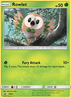Rowlet — SM Black Star Promos — Rare