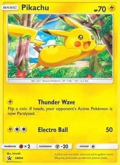 Pikachu — SM Black Star Promos — None