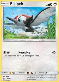 Pikipek — SM Black Star Promos — Rare