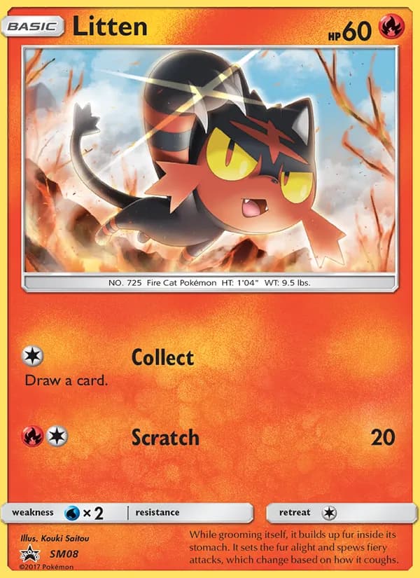 Litten — SM Black Star Promos, Rare