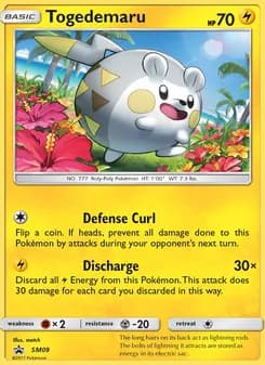 Togedemaru — SM Black Star Promos — Rare