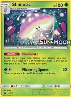 Shiinotic — SM Black Star Promos — Rare